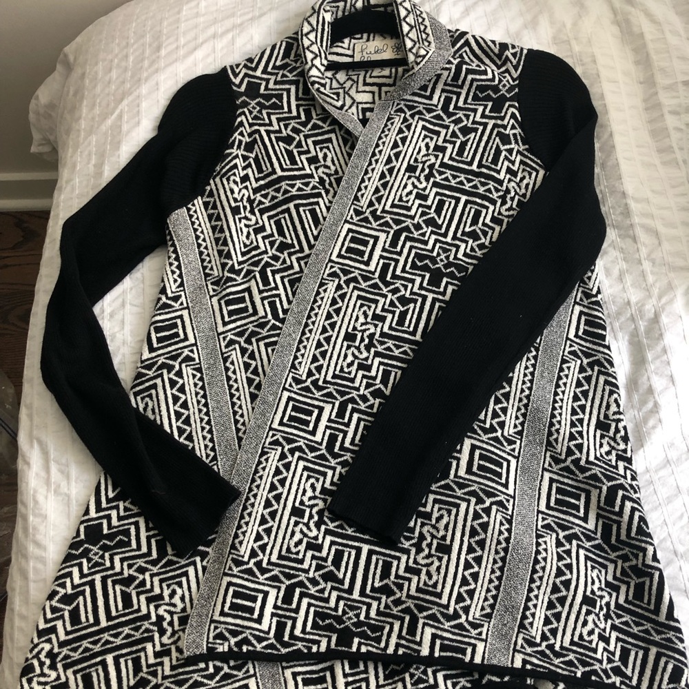 Anthropologie wrap sweater